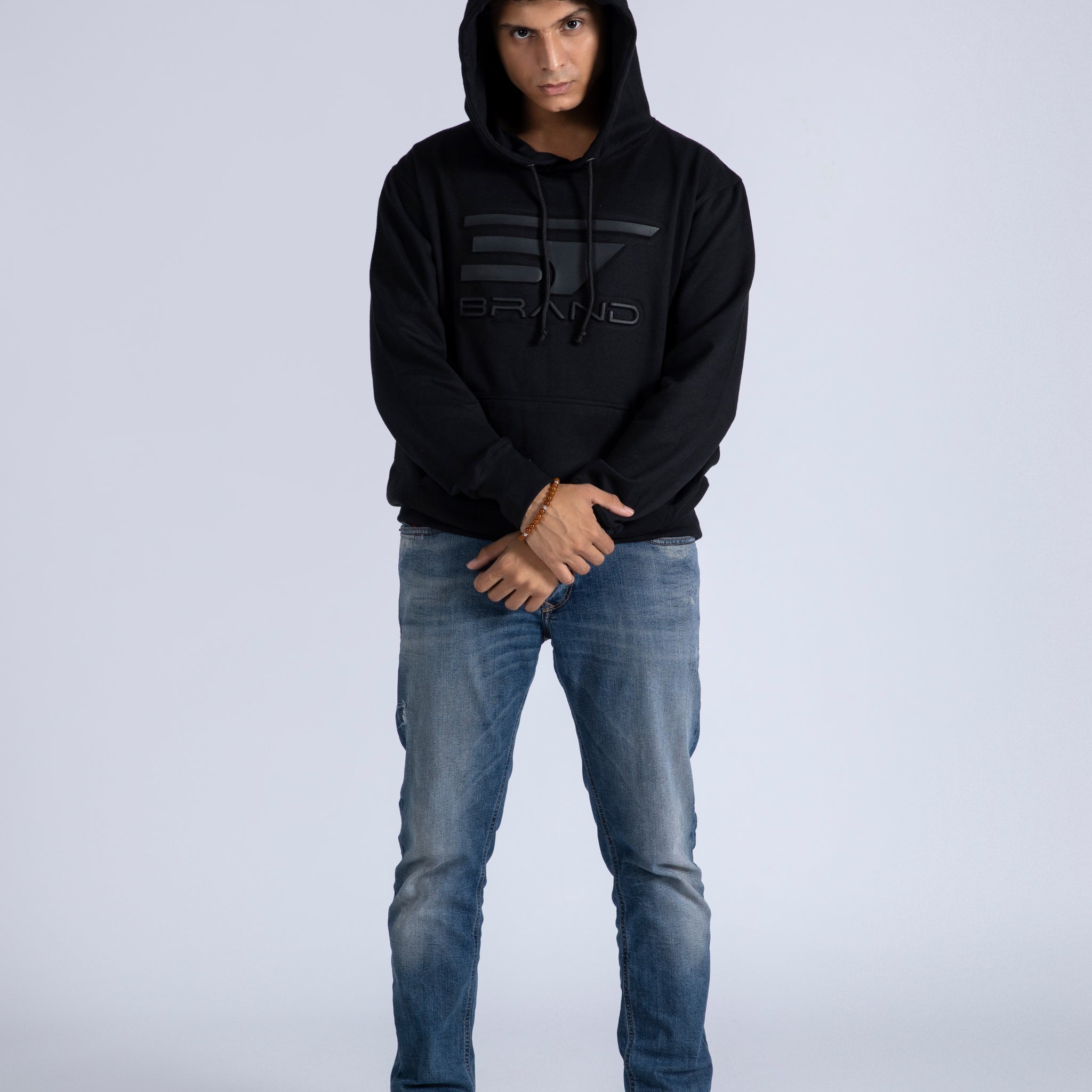 Embossed Hoodie